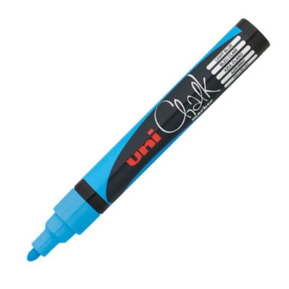 ΜΑΡΚΑΔΟΡΟΣ UNI BALL POSCA PWE – 5M 1.8 – 2.5mm CHALK LIGHT BLUE