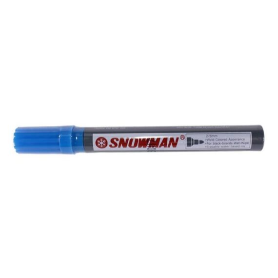 ΜΑΡΚΑΔΟΡΟΣ SNOWMAN BB-300 ΥΓΡΗΣ ΚΙΜΩΛΙΑΣ 2mm-5mm FLUO BLUE