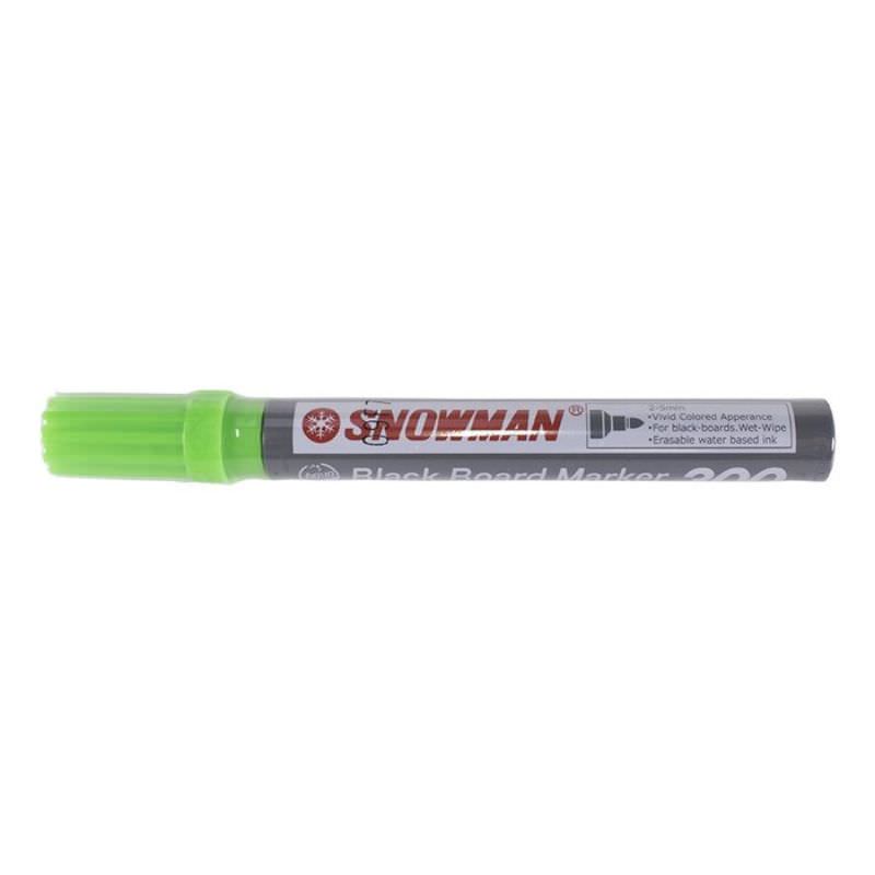 ΜΑΡΚΑΔΟΡΟΣ SNOWMAN BB-300 ΥΓΡΗΣ ΚΙΜΩΛΙΑΣ 2mm-5mm FLUO GREEN