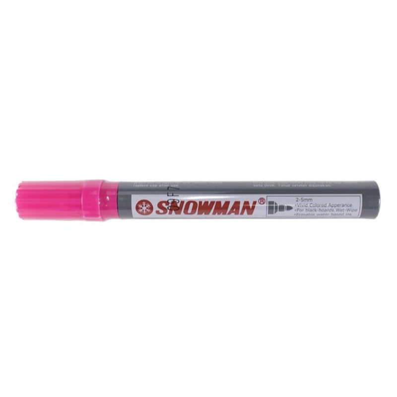 ΜΑΡΚΑΔΟΡΟΣ SNOWMAN BB-300 ΥΓΡΗΣ ΚΙΜΩΛΙΑΣ 2mm-5mm FLUO PINK