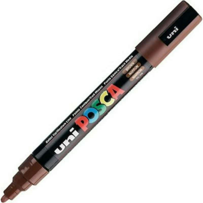 ΜΑΡΚΑΔΟΡΟΣ UNI BALL POSCA PC- 5M 1.8 – 2.5mm CACAO BROWN