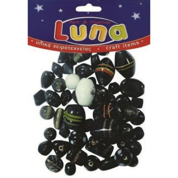 ΧΑΝΤΡΕΣ ΓΥΑΛΙΝΕΣ ΜΑΥΡΕΣ 100gr LUNA (620071)