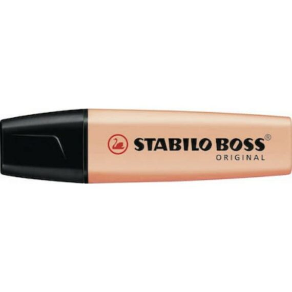 ΜΑΡΚΑΔΟΡΟΣ STABILO BOSS 5.0mm PASTEL PALE ORANGE (125)