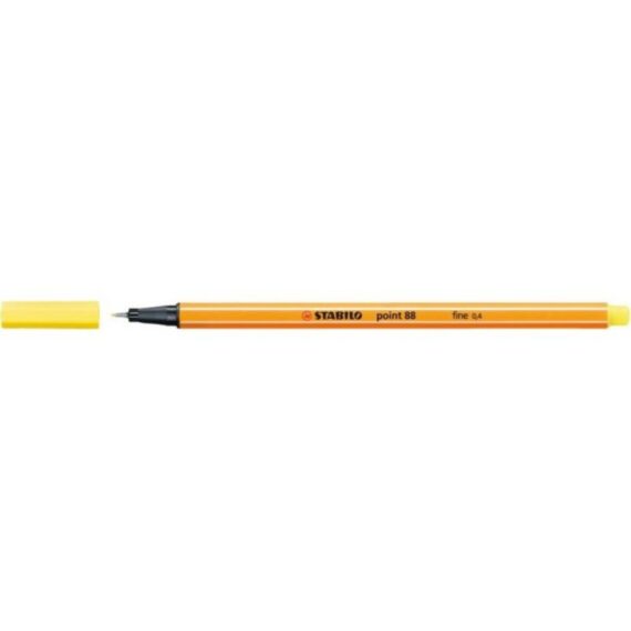 ΜΑΡΚΑΔΟΡΟΣ STABILO 88 0.4mm (24) LEMON YELLOW