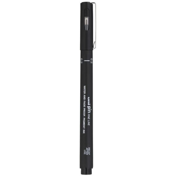 ΜΑΡΚΑΔΟΡΟΣ UNI BALL PIN CHISEL CS3 ΜΑΥΡΟ 3.0mm