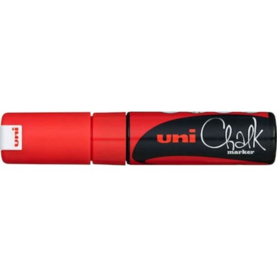 ΜΑΡΚΑΔΟΡΟΣ UNI BALL POSCA PWE – 8K 8.0mm CHALK ΚΟΚΚΙΝΟ