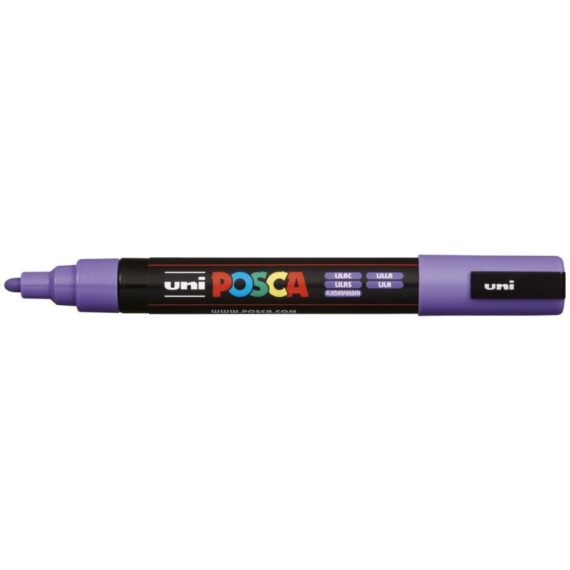 ΜΑΡΚΑΔΟΡΟΣ UNI BALL POSCA PC- 5M 1.8 – 2.5mm LILAC