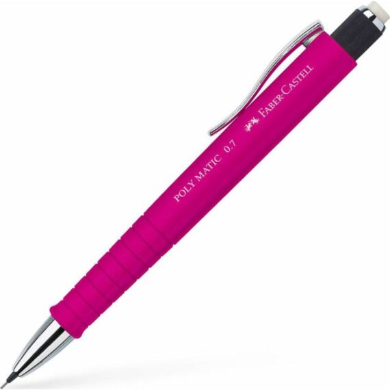 ΜΟΛΥΒΙ FABER-CASTELL ΜΗΧΑΝΙΚΟ POLY MATIC 0.7mm ΡΟΖ (133328)