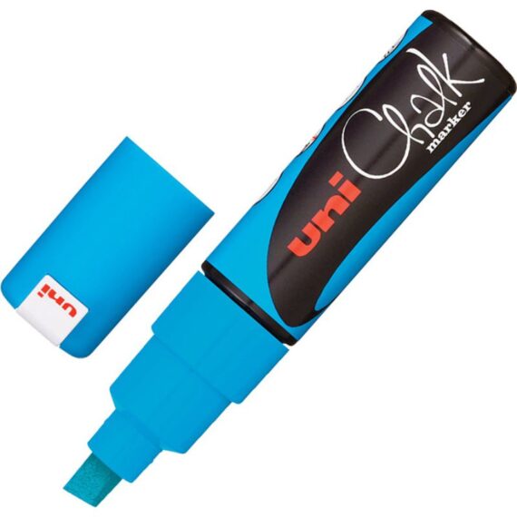 ΜΑΡΚΑΔΟΡΟΣ UNI BALL POSCA PWE – 8K 8.0mm CHALK ΓΑΛΑΖΙΟ