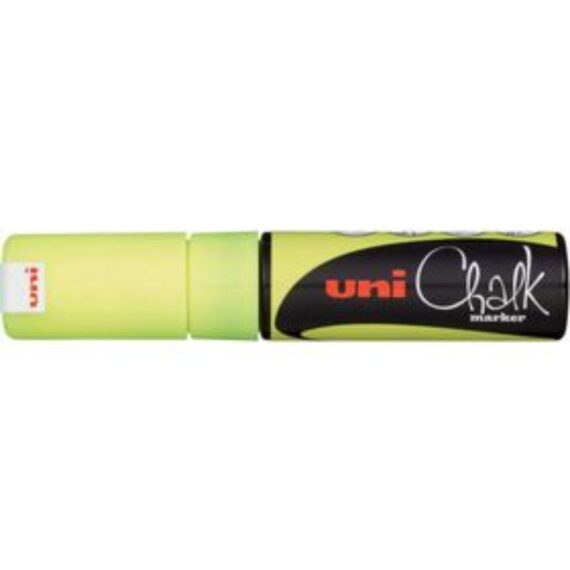 ΜΑΡΚΑΔΟΡΟΣ UNI BALL POSCA PWE – 8K 8.0mm CHALK ΦΩΣΦΟΡΟΥΧΟ ΚΙΤΡΙΝΟ