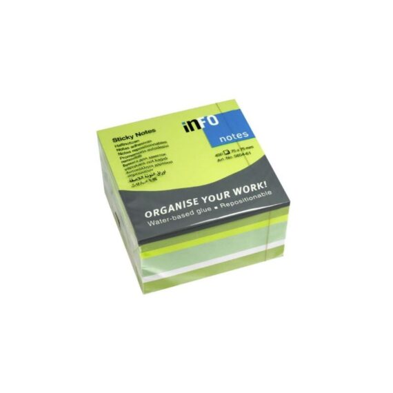 ΧΑΡΤΑΚΙΑ 75 Χ 75 INFO ΠΑΣΤΕΛ 4 ΧΡΩΜΑΤΑ 450 φύλλα (5654-61) ΧΑΡΤΑΚΙΑ 75 Χ 75 INFO ΠΑΣΤΕΛ 4 ΧΡΩΜΑΤΑ 450 φύλλα (5654-61)