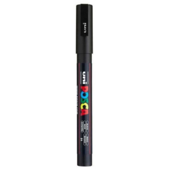 ΜΑΡΚΑΔΟΡΟΣ UNI BALL POSCA PC- 3M 0.9 – 1.3mm BLACK