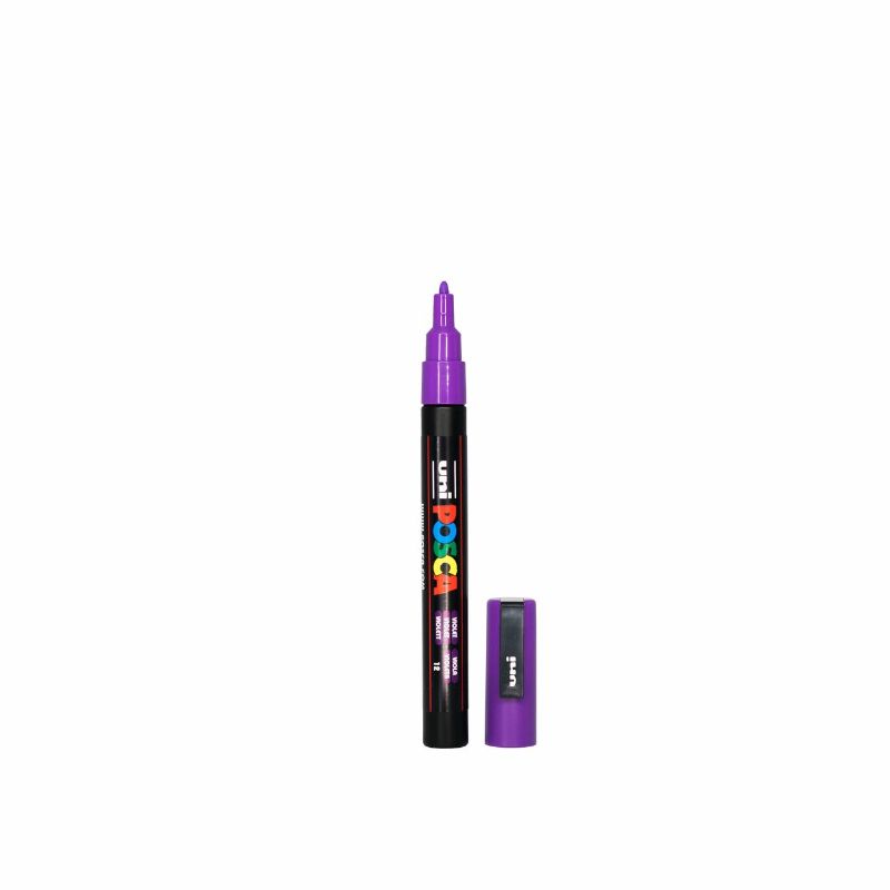 ΜΑΡΚΑΔΟΡΟΣ UNI BALL POSCA PC- 3M 0.9 – 1.3mm VIOLET