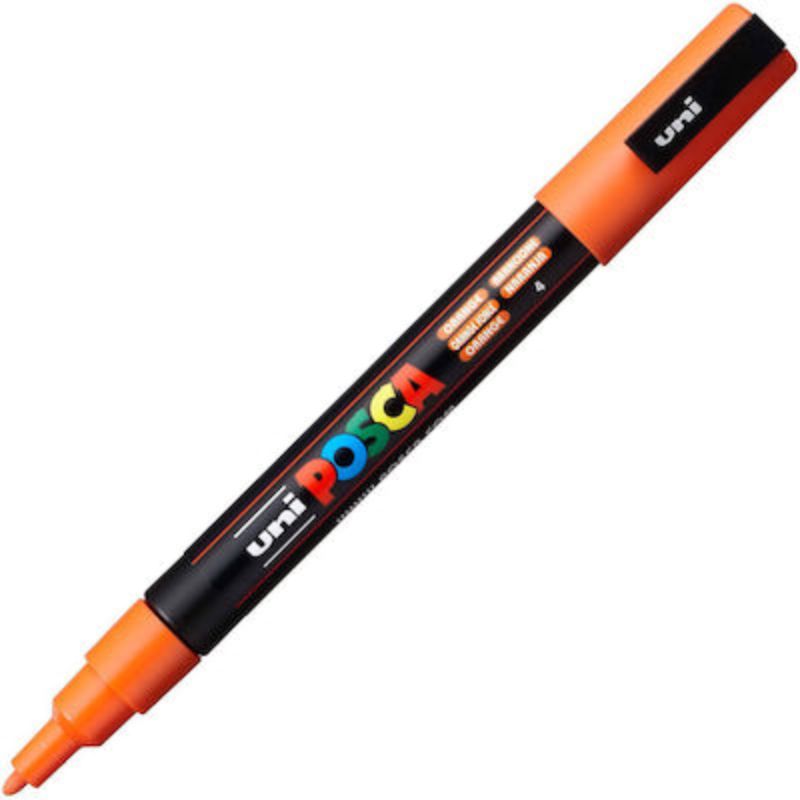 ΜΑΡΚΑΔΟΡΟΣ UNI BALL POSCA PC- 3M 0.9 – 1.3mm ORANGE