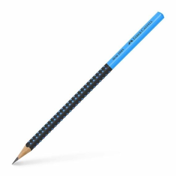 ΜΟΛΥΒΙ FABER-CASTELL 2001 GRIP ΔΙΧΡΩΜΟ ΜΑΥΡΟ/ΜΠΛΕ (517010)