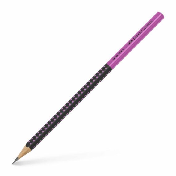 ΜΟΛΥΒΙ FABER-CASTELL 2001 GRIP ΔΙΧΡΩΜΟ ΜΑΥΡΟ/ΡΟΖ (517011)