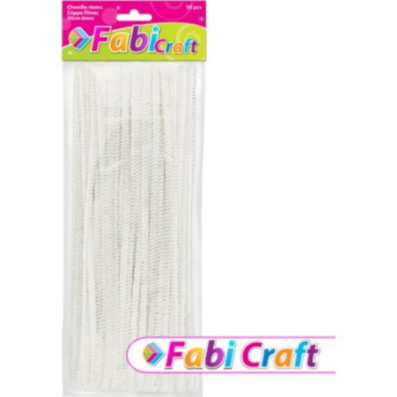 ΣΥΡΜΑ ΠΙΠΑΣ 30cm ΑΣΠΡΟ (50 τμχ) FABI (130115)