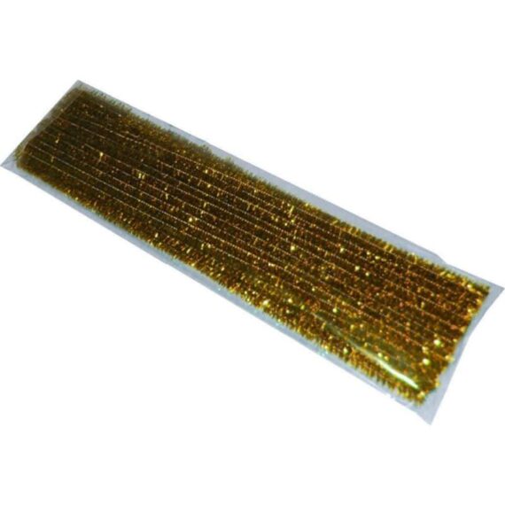 ΣΥΡΜΑ ΠΙΠΑΣ 30cm ΧΡΥΣΟ (100 τμχ) 6mm FOSKA