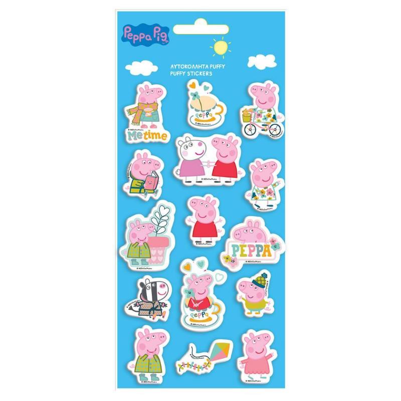 ΑΥΤΟΚΟΛΛΗΤΑ PUFFY 10 Χ 22cm PEPPA PIG (482764)