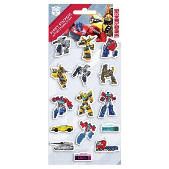 ΑΥΤΟΚΟΛΛΗΤΑ PUFFY 10 Χ 22cm TRANSFORMERS (483250)