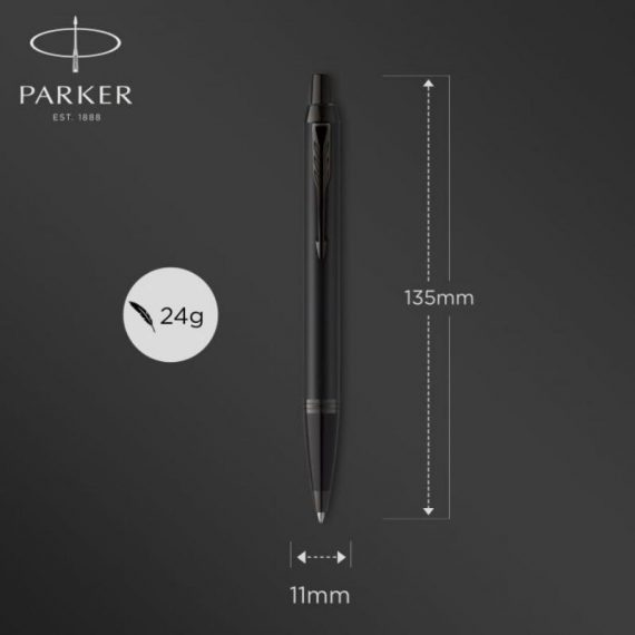 ΣΤΥΛΟ PARKER I.M. CORE METAL.BLACK BP (2127618)