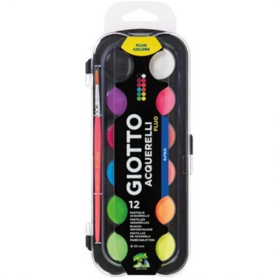 ΝΕΡΟΜΠΟΓΙΕΣ GIOTTO FLUO COLORS (12 τμχ)