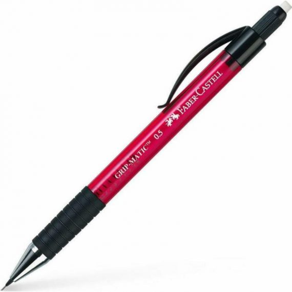 ΜΟΛΥΒΙ FABER-CASTELL ΜΗΧΑΝΙΚO GRIP MATIC 0.5mm RED (137521)