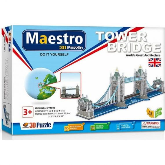 ΠΑΖΛ MAESTRO 3D (150 τμχ) TOWER BRIDGE