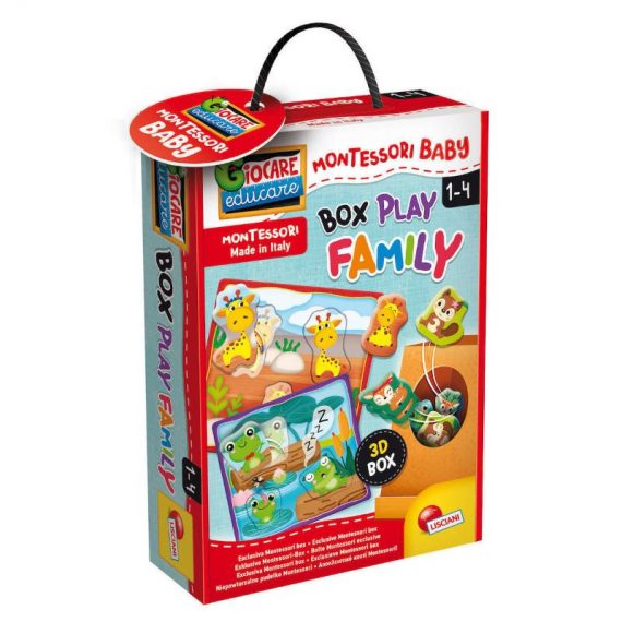 LISCIANI ΕΚΠΑΙΔΕΥΤΙΚΟ ΠΑΙΧΝΙΔΙ 3D BOX PLAY FAMILY 1-4y (92727)