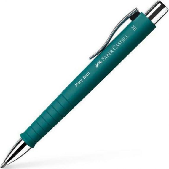 ΣΤΥΛΟ FABER-CASTELL POLY BALL XB ΣΜΑΡΑΓΔΙ (241167)