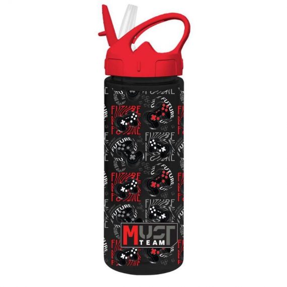 ΠΑΓΟΥΡΙ MUST TEAM ΠΛΑΣΤΙΚΟ 500ml ΜΕ ΚΑΛΑΜΑΚΙ 6.5 X 21.5cm GAMES (586436)
