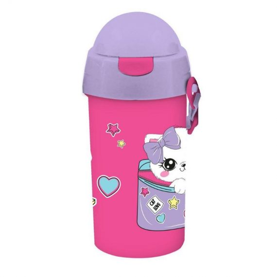ΠΑΓΟΥΡΙ ΝΗΠΙΟΥ MUST ΠΛΑΣΤΙΚΟ 500ml ΜΕ ΚΑΛΑΜΑΚΙ 9 X 19cm LOVE MORE (586438)