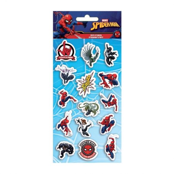 ΑΥΤΟΚΟΛΛΗΤΑ PUFFY 10 Χ 22cm SPIDERMAN (508437)