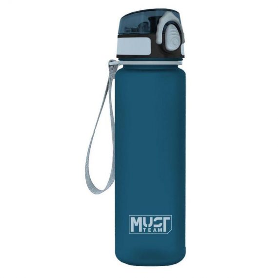 ΠΑΓΟΥΡΙ MUST TEAM ΠΛΑΣΤΙΚΟ PCTG 650ml ΜΕ ΔΟΣΟΜΕΤΡΗΤΗ 7 X 24cm ΜΠΛΕ (586433)