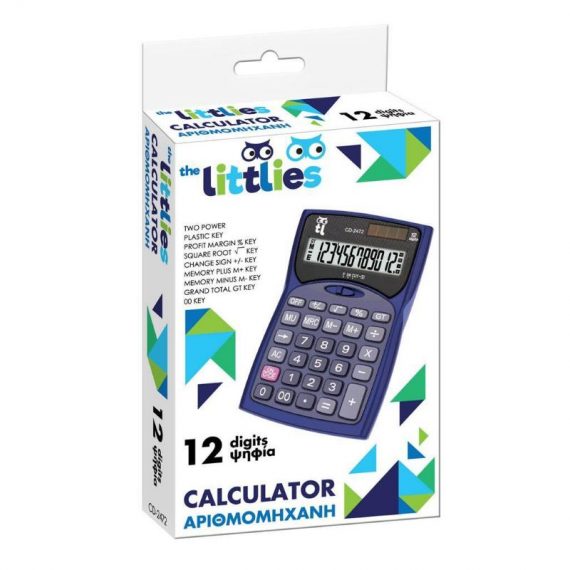 ΑΡΙΘΜΟΜΗΧΑΝΗ THE LITTLIES CD-2472 12 ΨΗΦΙΑ 15X10cm (ΗΛΙΟΥ/ΜΠΑΤΑΡΙΑΣ)