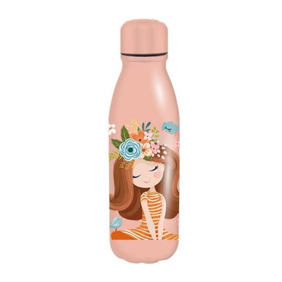ΠΑΓΟΥΡΙ ΠΑΙΔΙΚΟ ΑΛΟΥΜΙΝΙΟΥ 550ml ΜΕ ΚΑΠΑΚΙ 6.6 X 22cm ΚΟΡΙΤΣΙ ΛΟΥΛΟΥΔΙΑ (585695)