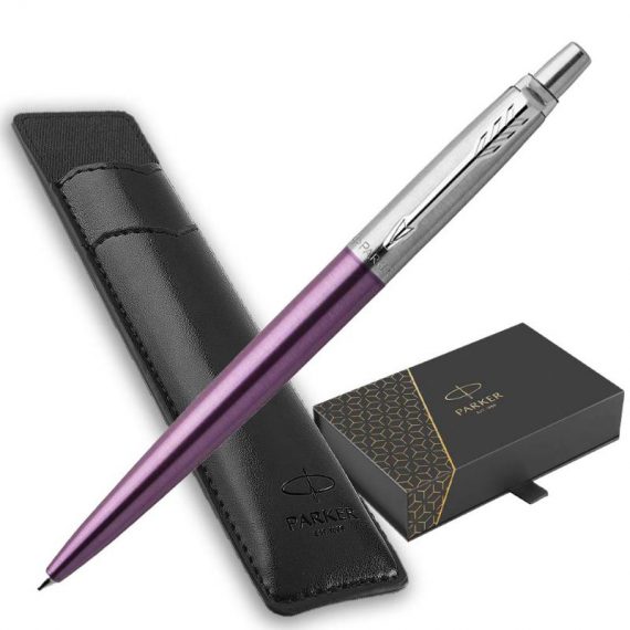 ΣΤΥΛΟ PARKER JOTTER CT ΜΕΤΑΛΙΖΕ VIOLET BP + BLK PU PP (1171.1218.05)