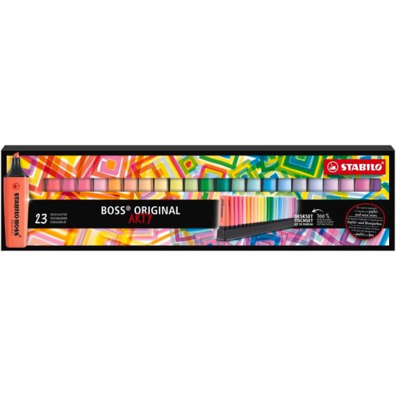 ΜΑΡΚΑΔΟΡΟΣ STABILO BOSS 5.0mm DESKSET 23 τμχ (7023-01)