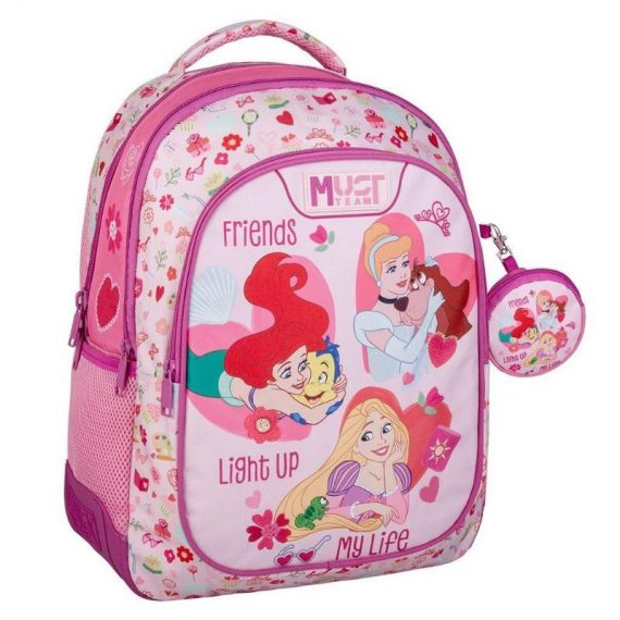ΤΣΑΝΤΑ PRINCESS FRIENDS LIGHT UP MY LIFE 3 ΘΗΚΕΣ 32 Χ 18 X 43 ΠΛΑΤΗΣ (564749)
