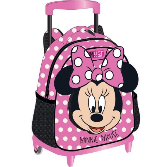 ΤΣΑΝΤΑ MINNIE MOUSE 2 ΘΗΚΕΣ 27 Χ 10 X 31 ΝΗΠΙΟΥ ΤΡΟΛΛΕΥ (565038)