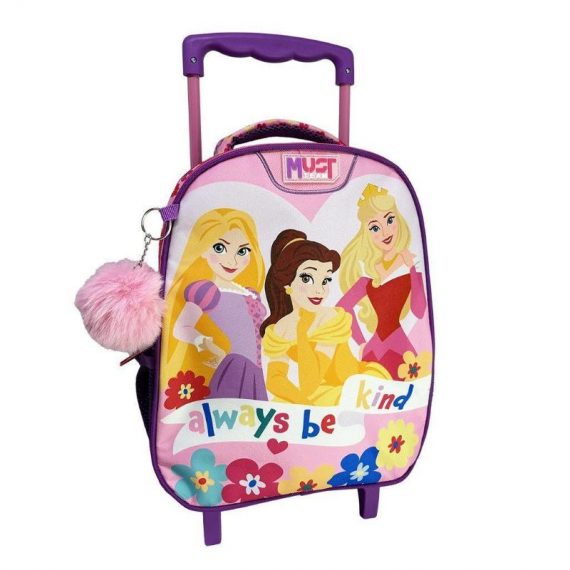ΤΣΑΝΤΑ PRINCESS ALWAYS BE KIND 2 ΘΗΚΕΣ 27 Χ 10 X 31 ΝΗΠΙΟΥ ΤΡΟΛΛΕΥ (565041)