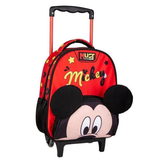 ΤΣΑΝΤΑ MICKEY MOUSE 2 ΘΗΚΕΣ 27 Χ 10 X 31 ΝΗΠΙΟΥ ΤΡΟΛΛΕΥ (565043)
