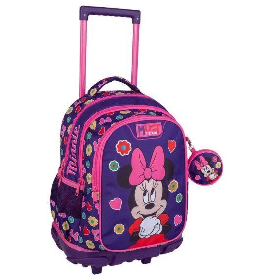 ΤΣΑΝΤΑ DISNEY MINNIE MOUSE CUTIE 3 ΘΗΚΕΣ 34 Χ 20 X 44 ΤΡΟΛΛΕΥ (565158)