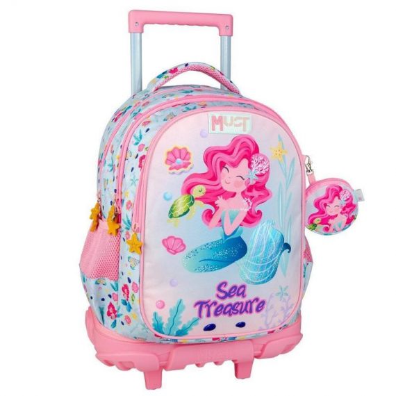 ΤΣΑΝΤΑ SEA TREASURE 3 ΘΗΚΕΣ 34 Χ 20 X 44 ΤΡΟΛΛΕΥ (586784)