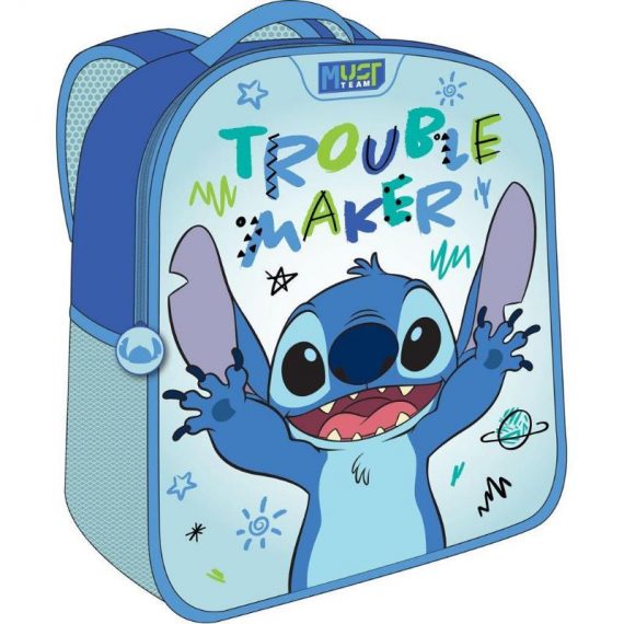 ΤΣΑΝΤΑ STITCH TROUBLE MAKER 1 ΘΗΚΕΣ 26 Χ 10 X 32 ΝΗΠΙΟΥ ΠΛΑΤΗΣ (564815)