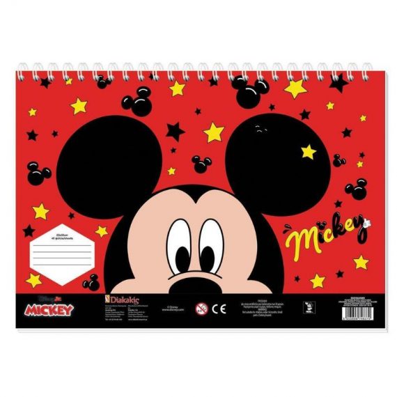 ΜΠΛΟΚ ΖΩΓΡΑΦΙΚΗΣ 23Χ33 40 Φ. ΑΥΤΟΚ.+ ΣΤΕΝΣΙΛ MICKEY (564989)