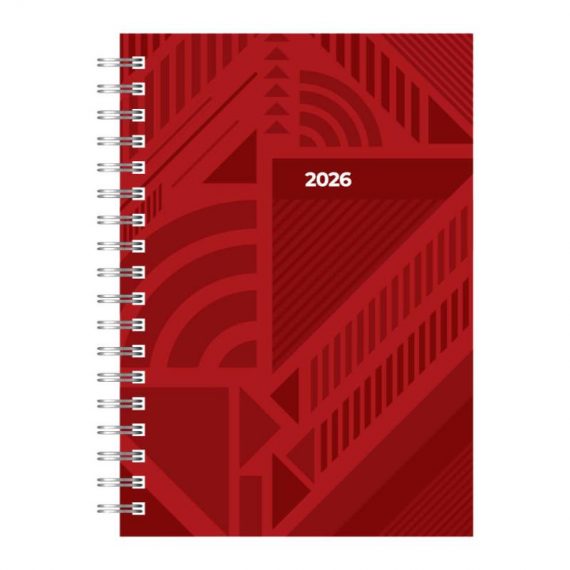 ΗΜΕΡΟΛΟΓΙΟ SPIRAL 210 ΗΜΕΡΗΣΙΟ 16.6X23.8 ΚΟΚΚΙΝΟ (20.00212) – 2026