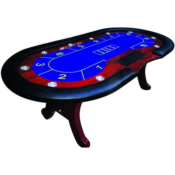 ΤΡΑΠΕΖΙ TEXAS POKER ΟΒΑΛ PLATINUM ΜΕ ΤΣΟΧΑ & ΣΤΕΦΑΝΙ 238 X 120cm ΚΑΙ 75cm ΥΨΟΣ