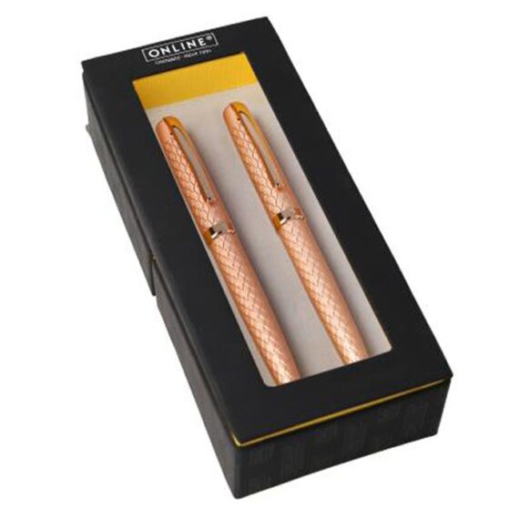 στυλο-και-πενα-eleganza-diamond-rosegold-σε-κουτι-online
